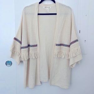 H&M Coachella crochet open poncho